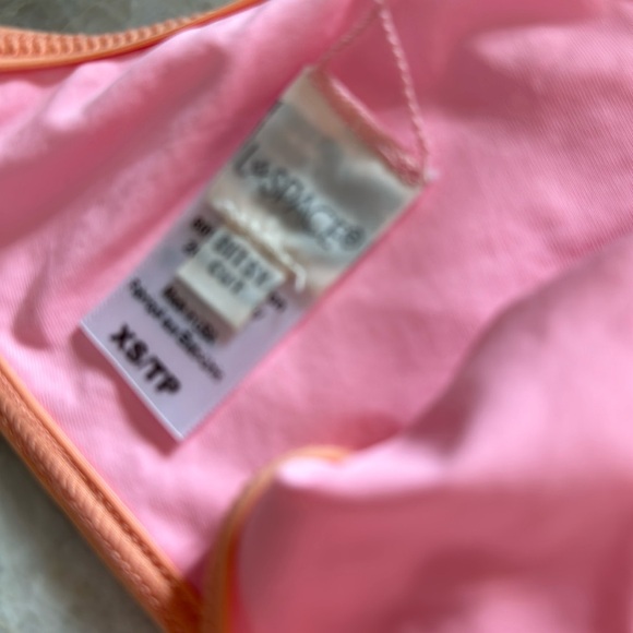 NWOT L’space Tommy Bikini Bottom Pink Retails $86‎ - Picture 6 of 10